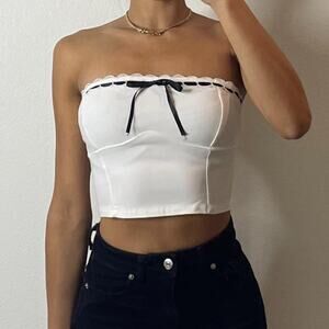White Crop Top
